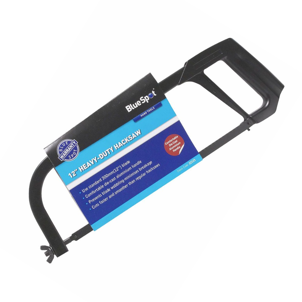 BlueSpot 300mm 12" Heavy Duty Hacksaw Metal Cutting Hand Saw 22125