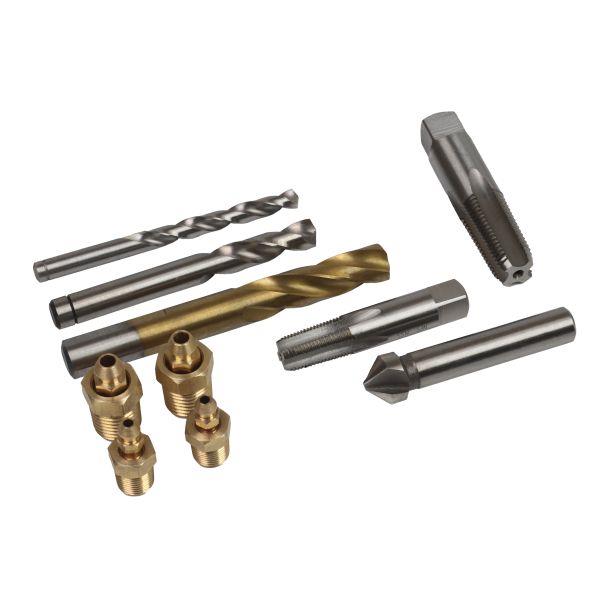 US PRO Tools Brake Calliper Bleeding Bleeder Valve Repair Set 1/4, 1/8 NPT 6232