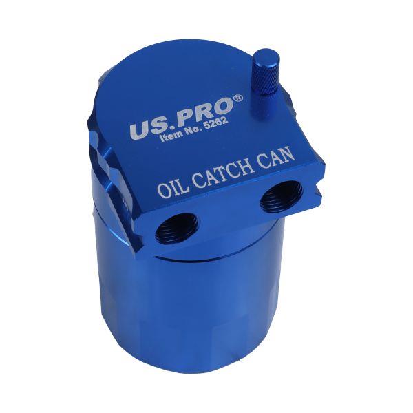 US PRO Tools 300ml Universal Oil Catch Can Breather Reservoir Tank Kit Blue 5262