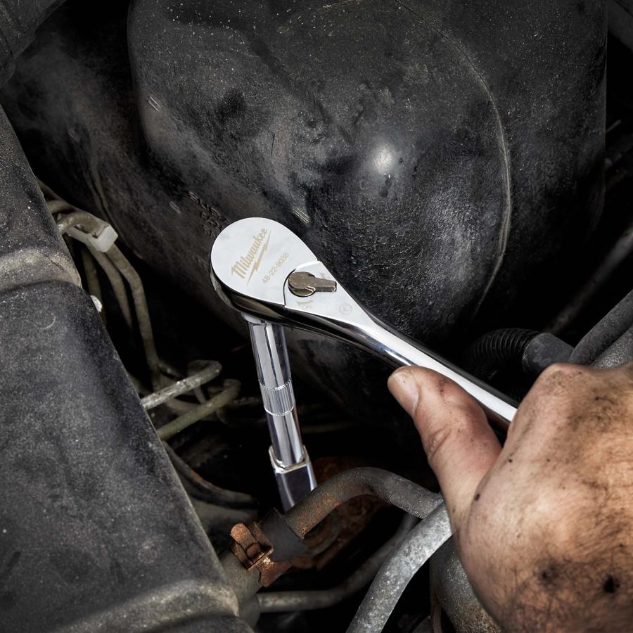 Milwaukee 56 pcs 3/8" DR Ratchet and Socket Set Imperial & Metric 4932464946