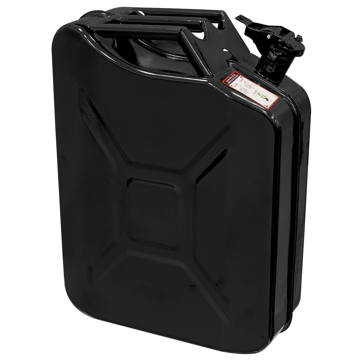 Sealey Jerry Can 20L - Black JCY20B