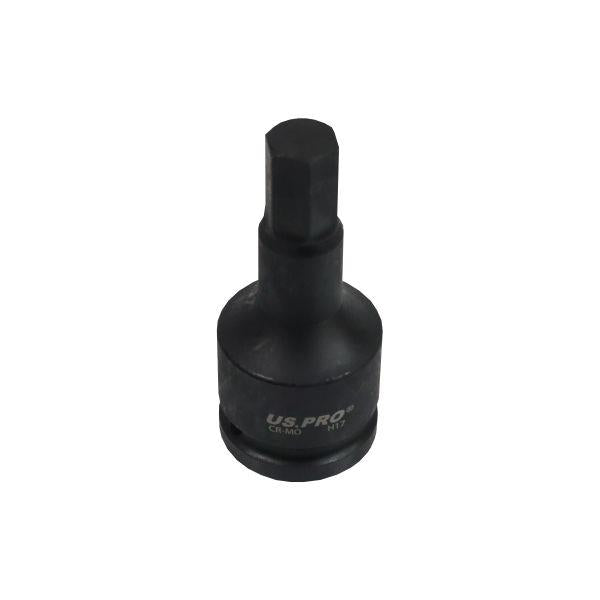 US PRO Tools 3/4" Dr Impact Hex Bit Socket H17 x 100mm CR-MO 7577