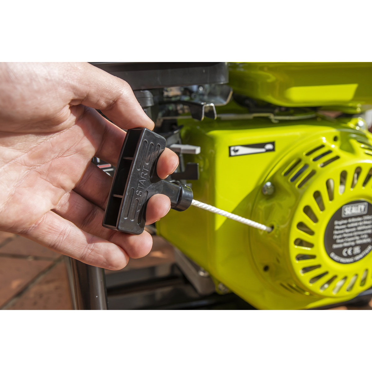 Sealey Petrol Powered Water Pump 80mm 6.15hp 4-Stroke Engine PWP80