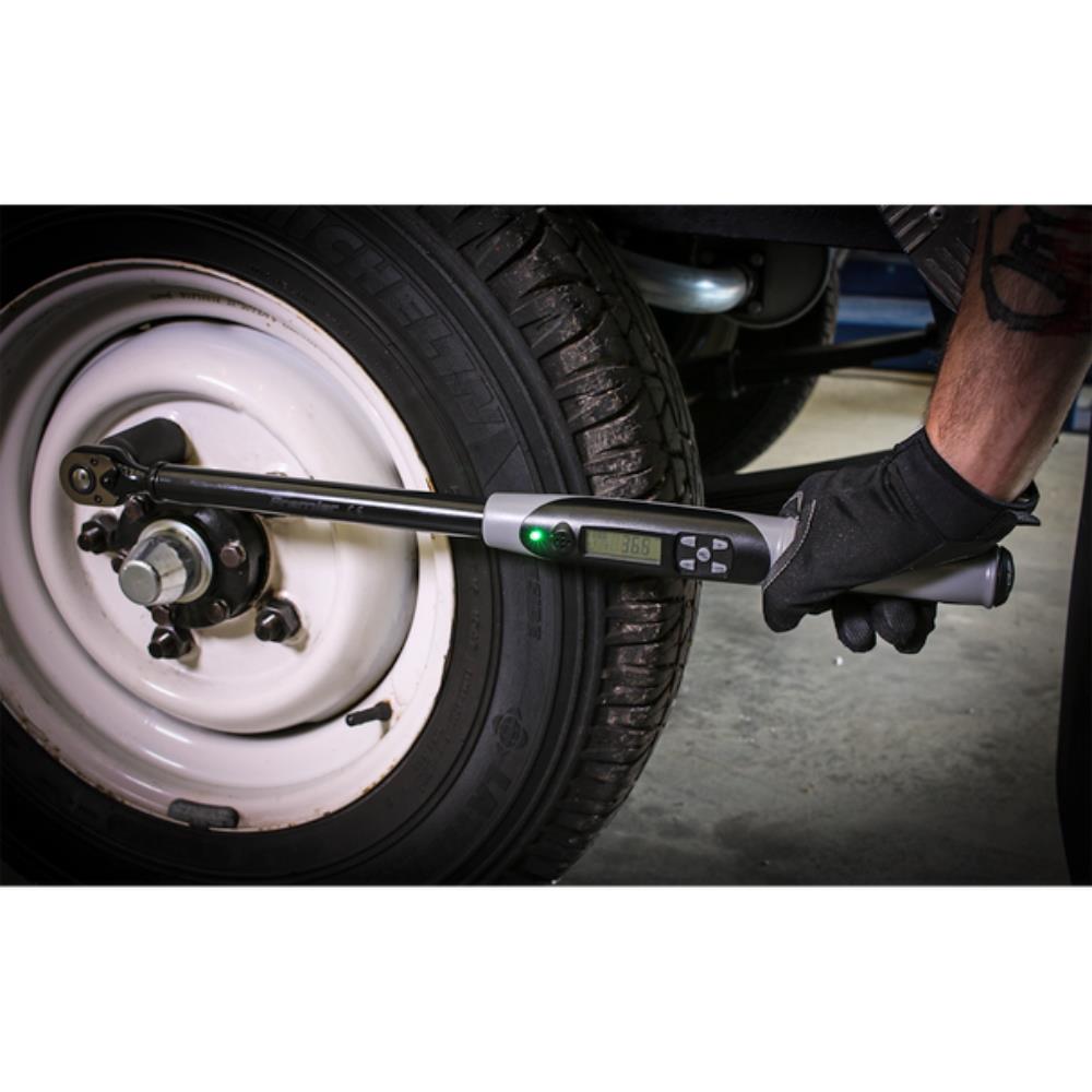 Sealey Premier Black Digital Torque Wrench + Angle Function 1/2 20-200Nm STW306B