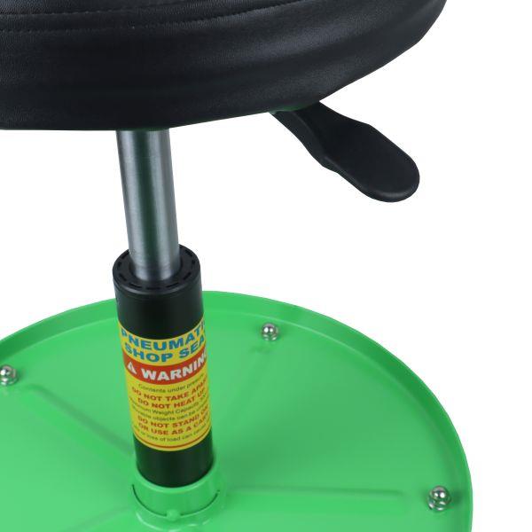 US PRO Tools Adjustable Mechanics Rolling Stool Padded Seat 390-510mm 5061