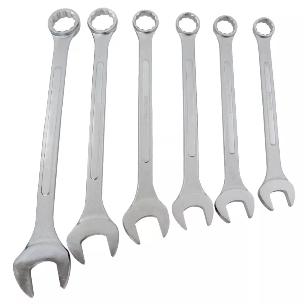 Toolzone 6pc AF Jumbo Combination Spanner Set 1-3/8" to 2" Drop Forged SP009