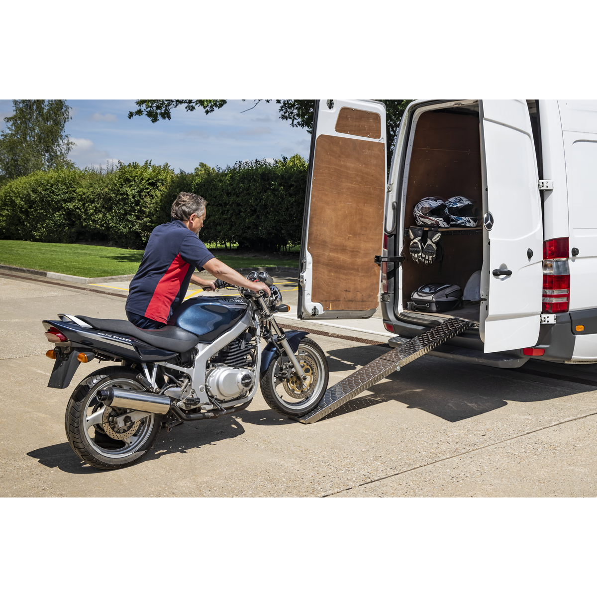 Sealey Stainless Steel Loading Ramp 270kg Capacity MR270
