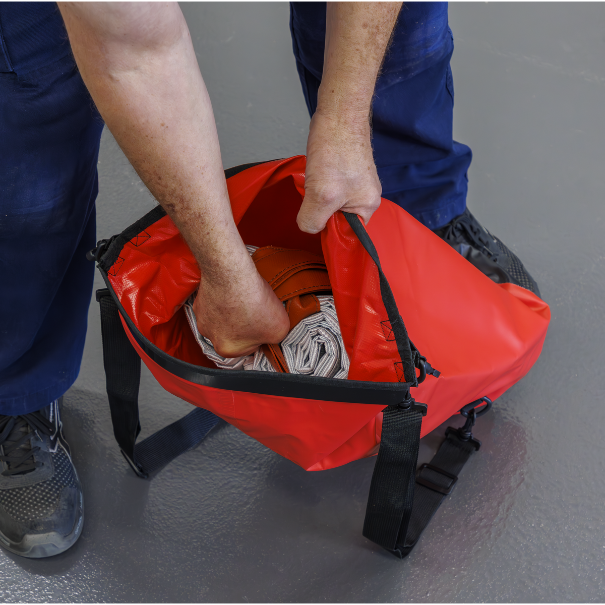 Sealey Silicone-Coated Lithium Battery Fire Safety Blanket 3 x 4m EV500S
