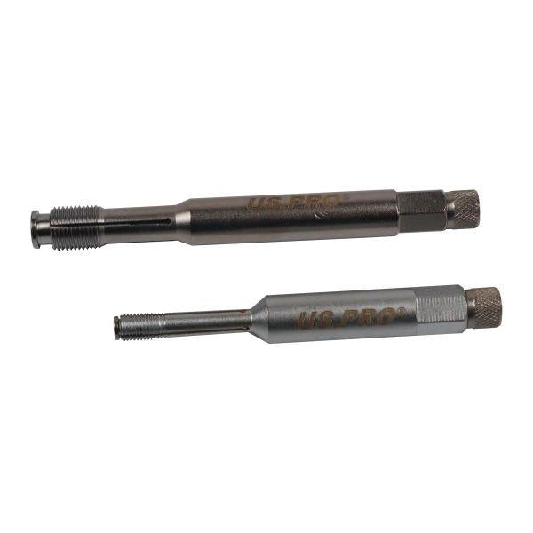 US PRO Tools Reverse Action Spark glow Plug Thread Chaser Set M8 - M18 5926