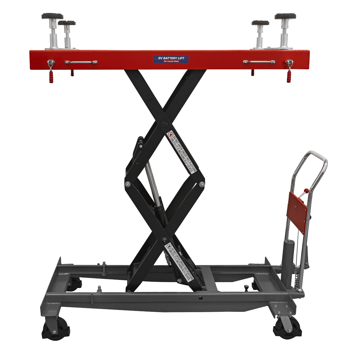 Sealey High Lift EV Battery Lift/Hydraulic Platform Truck 1000kg Capacity EVBT1000
