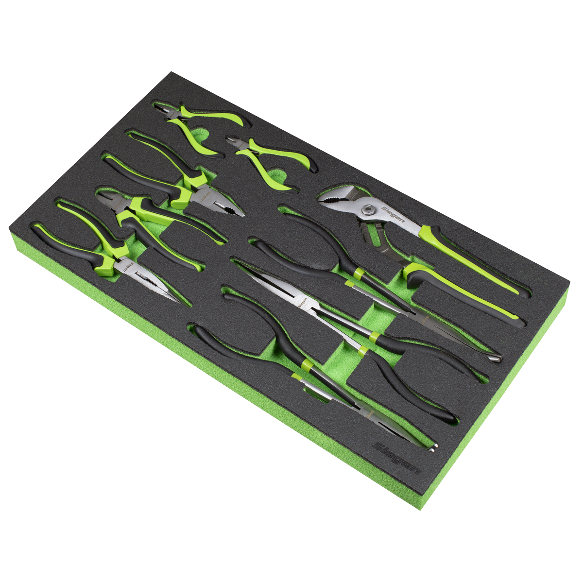 Sealey Siegen Pliers Set with Tool Tray 9pc S01277