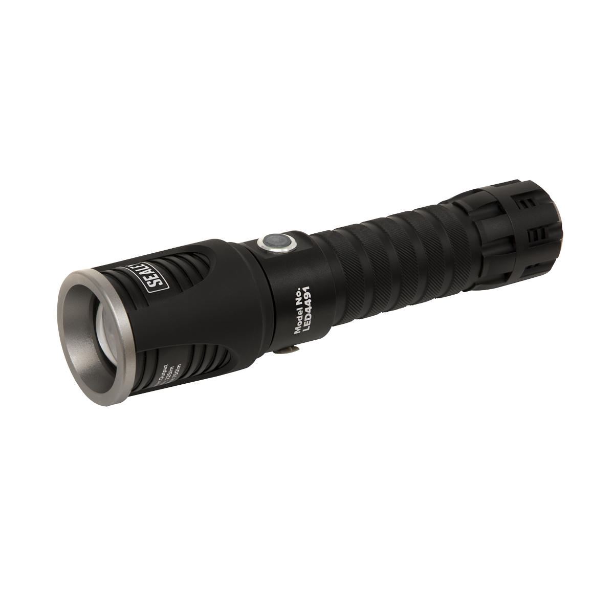 Sealey Rechargeable Aluminium Torch with Adjustable Focus 5W SMD LED LED4491