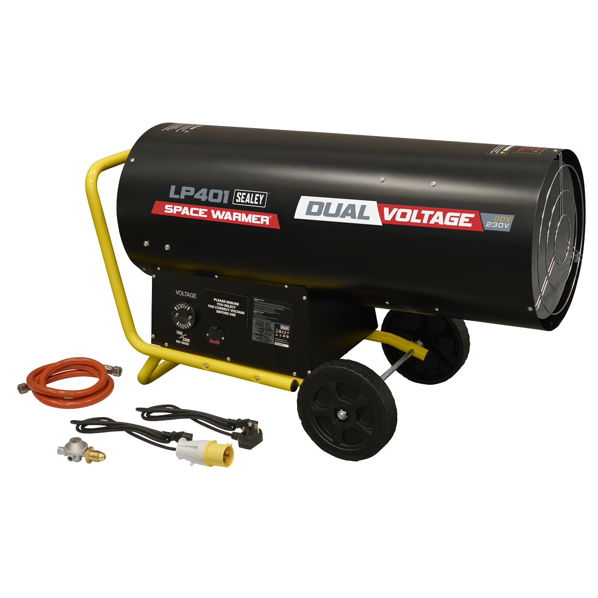 Sealey Dual Voltage Space Warmer® Propane Heater 210,000-400,000Btu/hr LP401