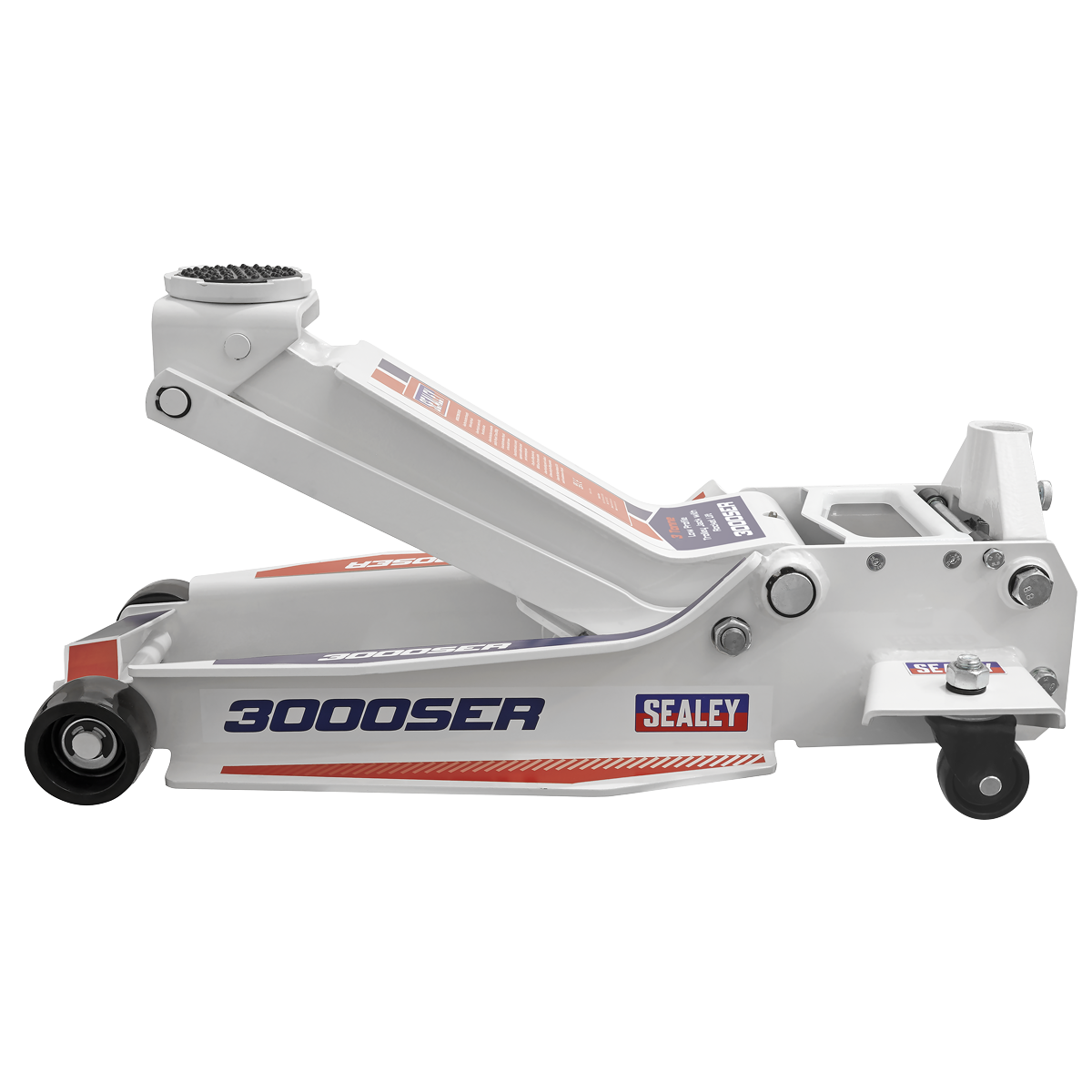 Sealey Low Profile Trolley Jack with Rocket Lift 3 Tonne 3000SER