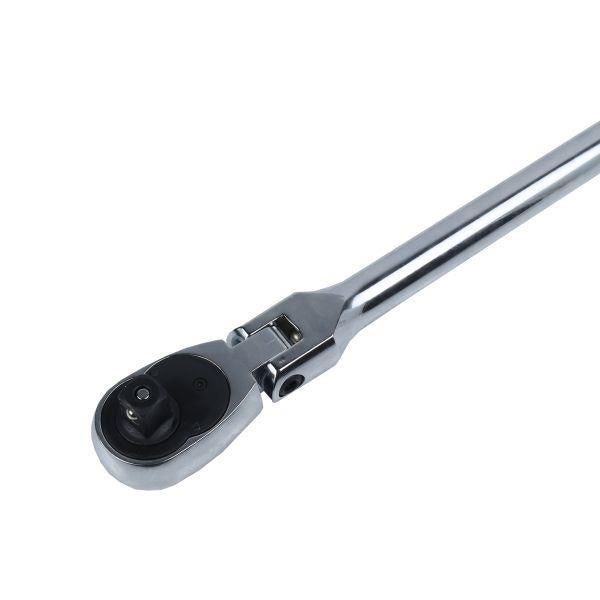 US PRO Tools 1/2" Drive Extra Long 600mm 72T Flexible Head Ratchet TPR Grip 4241