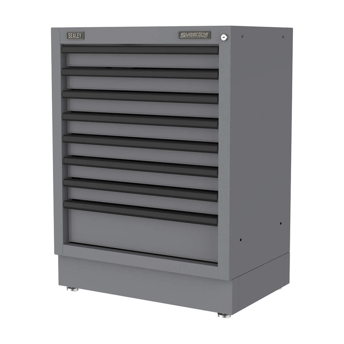 Sealey Superline PRO® Black Edition Modular Cabinet 8 Drawer 680mm APMS39BE