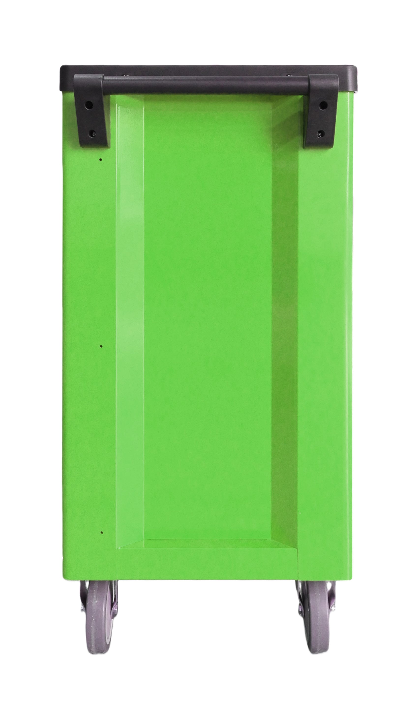 BRUNEL Tools 7 Drawer Caster Mounted Roller Tool Chest Cabinet with 6 Fully Stocked Drawers - 249 Pieces - Hi-Vis Green