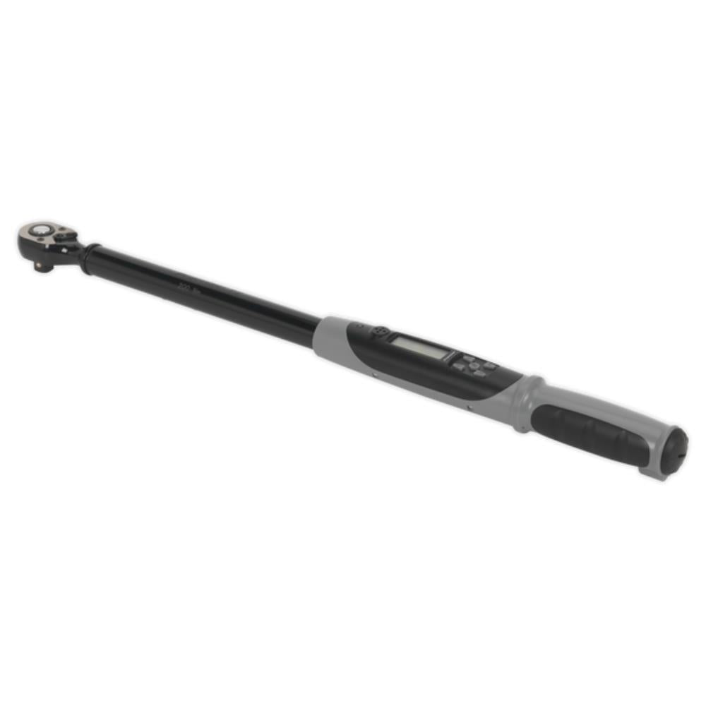 Sealey Premier Black Digital Torque Wrench + Angle Function 1/2 20-200Nm STW306B