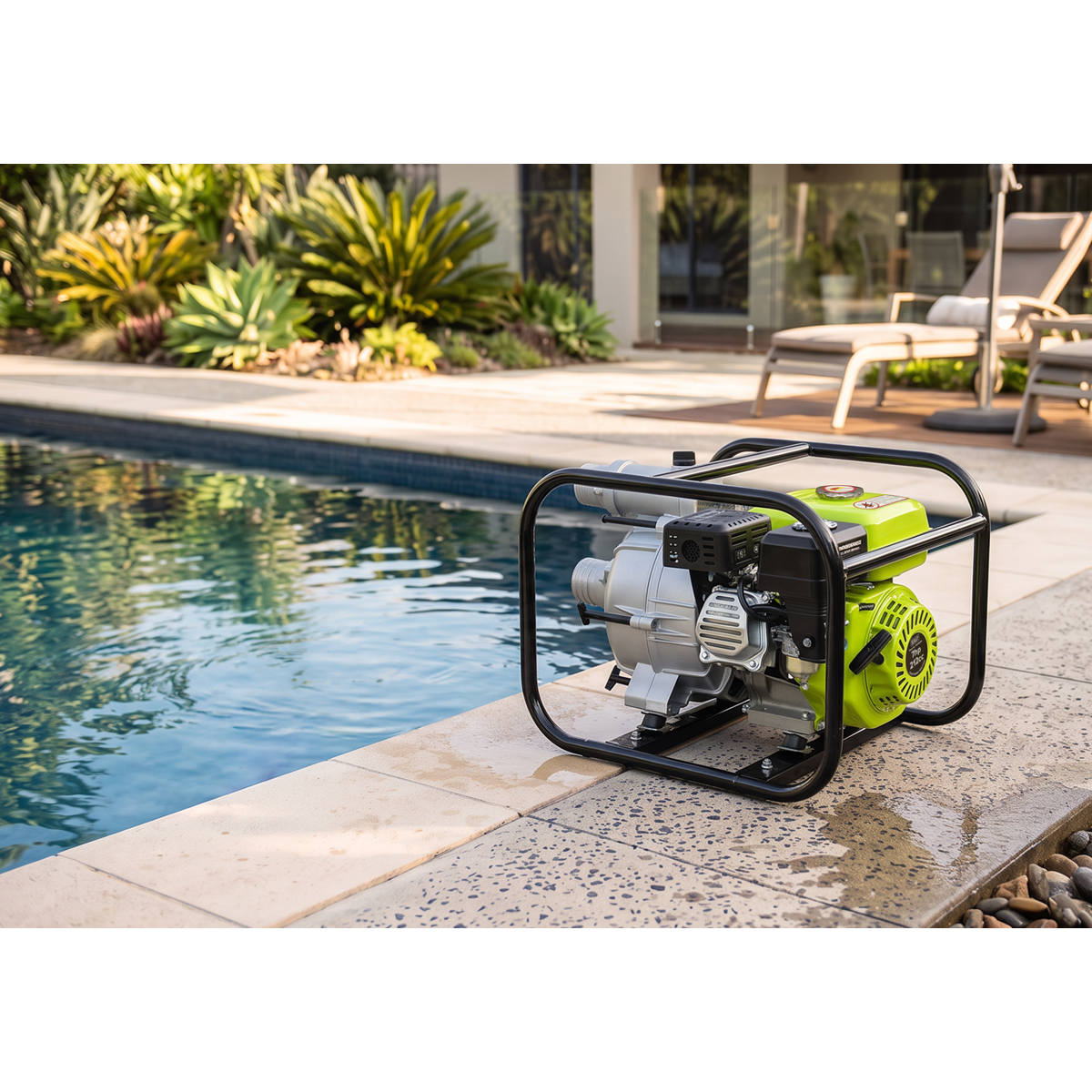Sealey Petrol Powered Dirty Water Pump 80mm 6.15hp 4-Stroke Engine PWP80DW