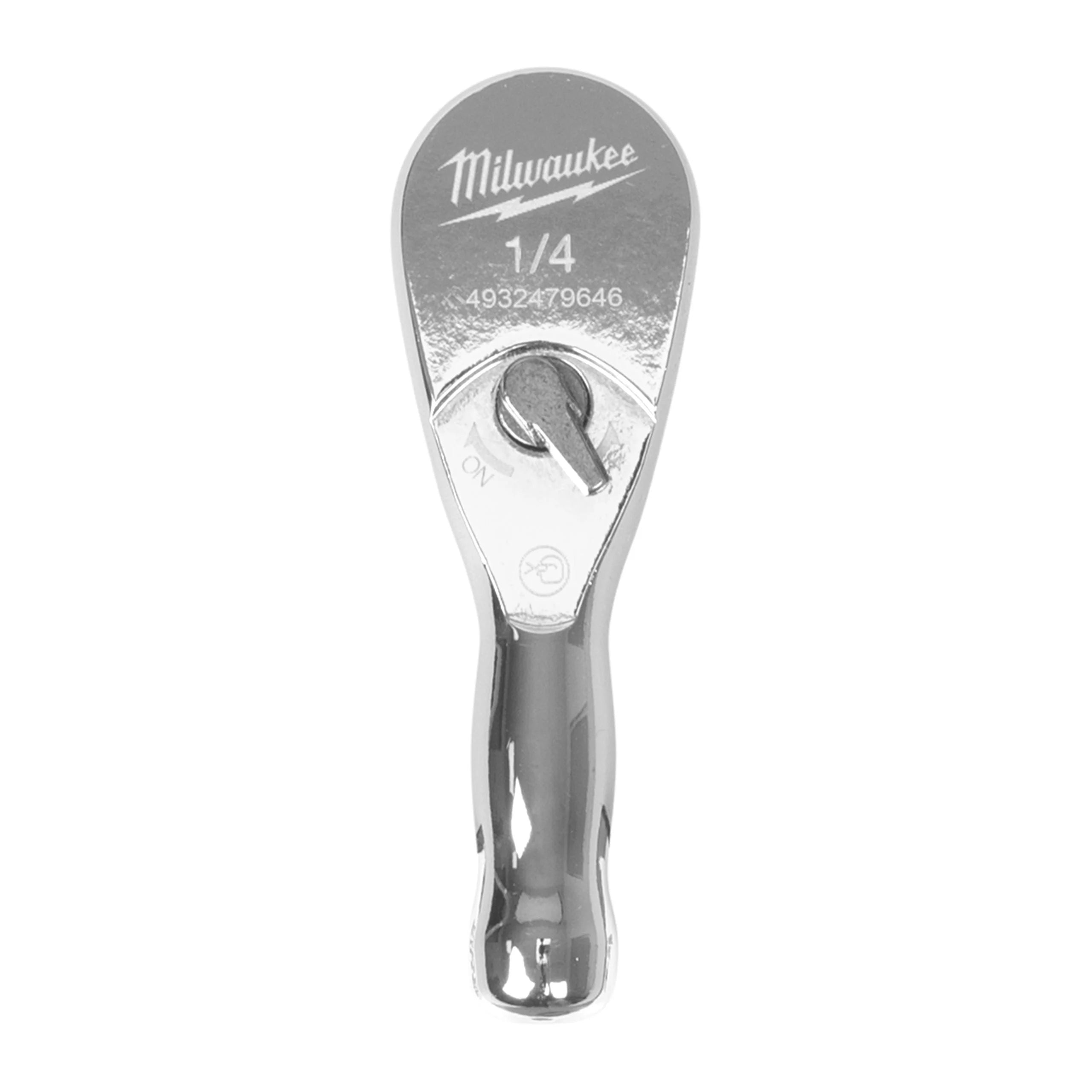 Milwaukee 1/4" Drive Compact Ratchet - 76mm long 4932479646