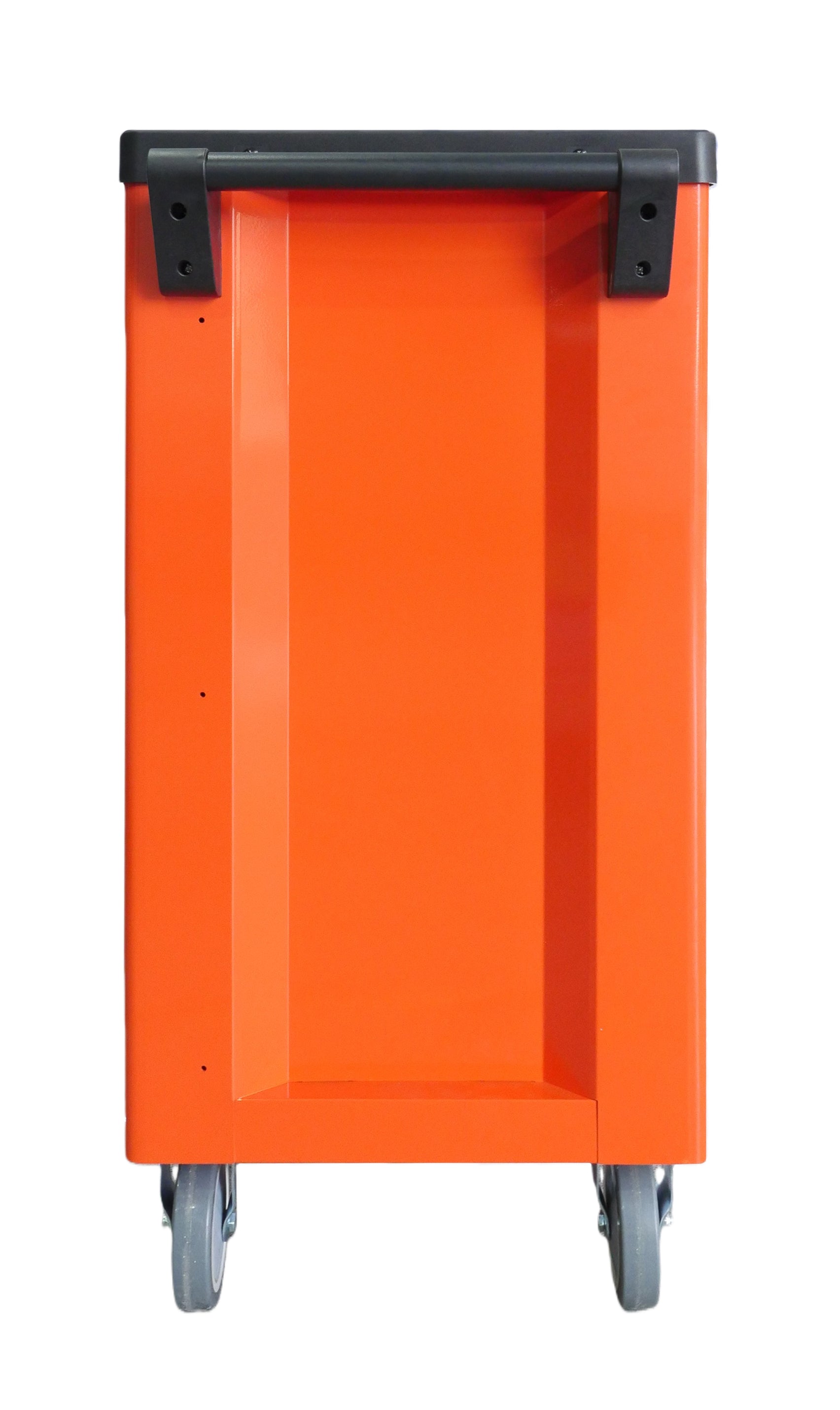 BRUNEL Tool 7 Drawer Caster Mounted Roller Tool Chest Cabinet with 6 Fully Stocked Drawers - 249 Pieces - Orange