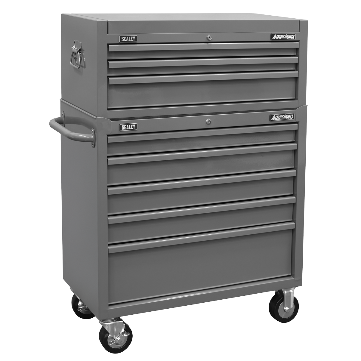 Sealey American PRO® Topchest 3 Drawer - Grey AP1102G