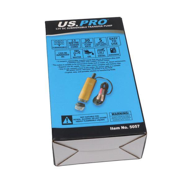 US PRO Tools 12V DC Submersible Transfer Pump 5057
