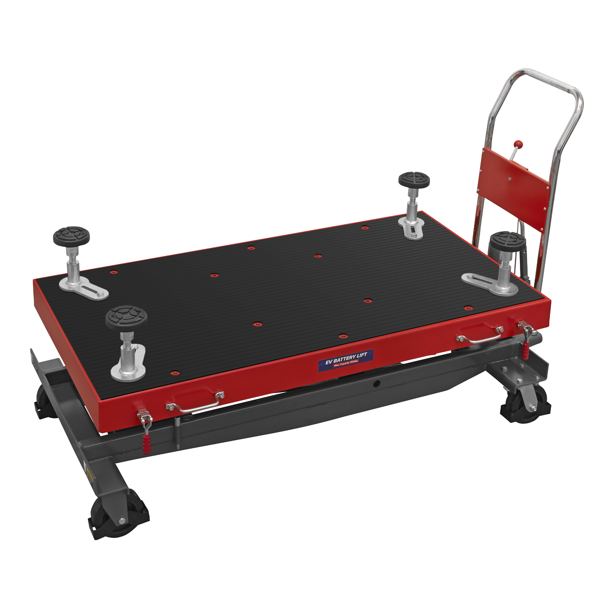 Sealey High Lift EV Battery Lift/Hydraulic Platform Truck 1000kg Capacity EVBT1000