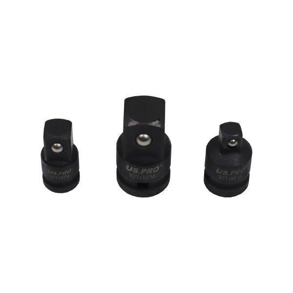 US PRO Tools 8pc Impact Socket Adaptor Set – 1/4", 3/8", 1/2", 3/4" Dr in EVA Tray 7575