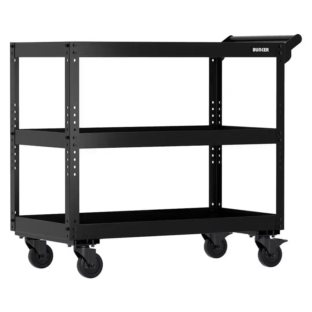 BUNKER® 3-Tier Utility Service Cart, 854mm 31709
