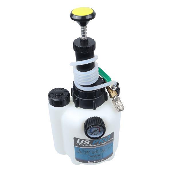US PRO Tools 3L Transmission Oil Filler System with 8 ATF Adaptors 5056