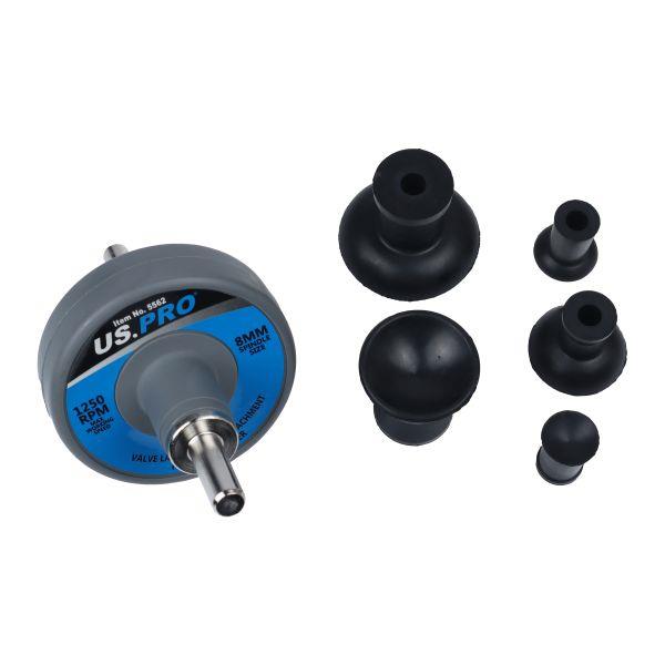 US PRO Tools Valve Lapping Tool Attachment for Drill/Driver with 5 Cups 5562
