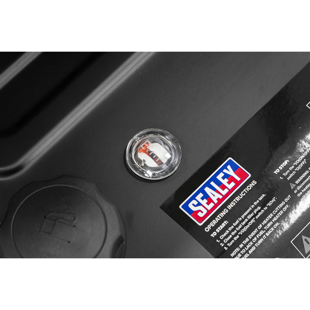 Sealey Space Warmer® Infrared Kerosene/Diesel Heater with Wheels 136,500Btu/hr IR37