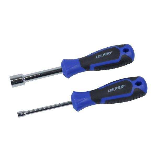 US PRO Tools 7pc Nut Spinner Screwdriver Set 5 - 13mm CR-V 4630