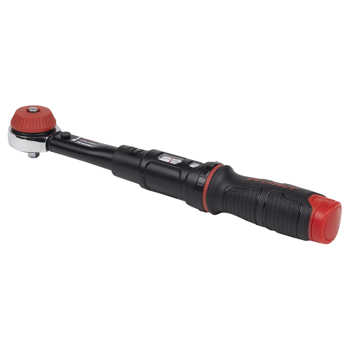 Sealey Premier Black Calibrated Micrometer Torque Wrench with 1/4"Sq Push-Through Drive 5-25Nm STW921