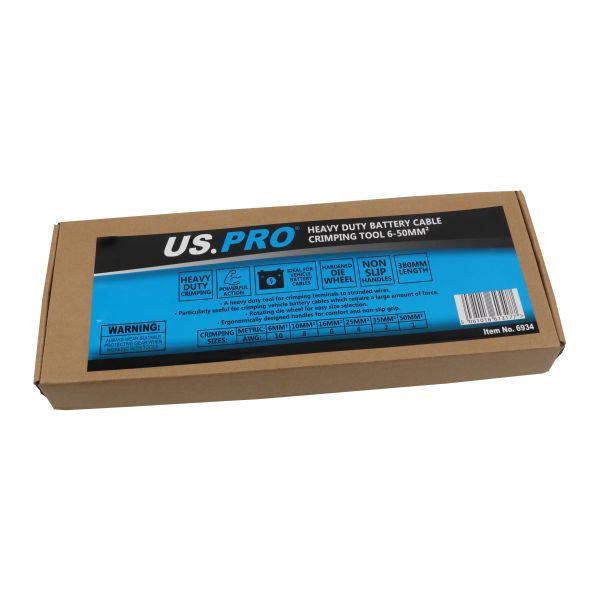 US PRO Tools Heavy Duty Battery Cable Crimping Tool 6-50mm² 6934