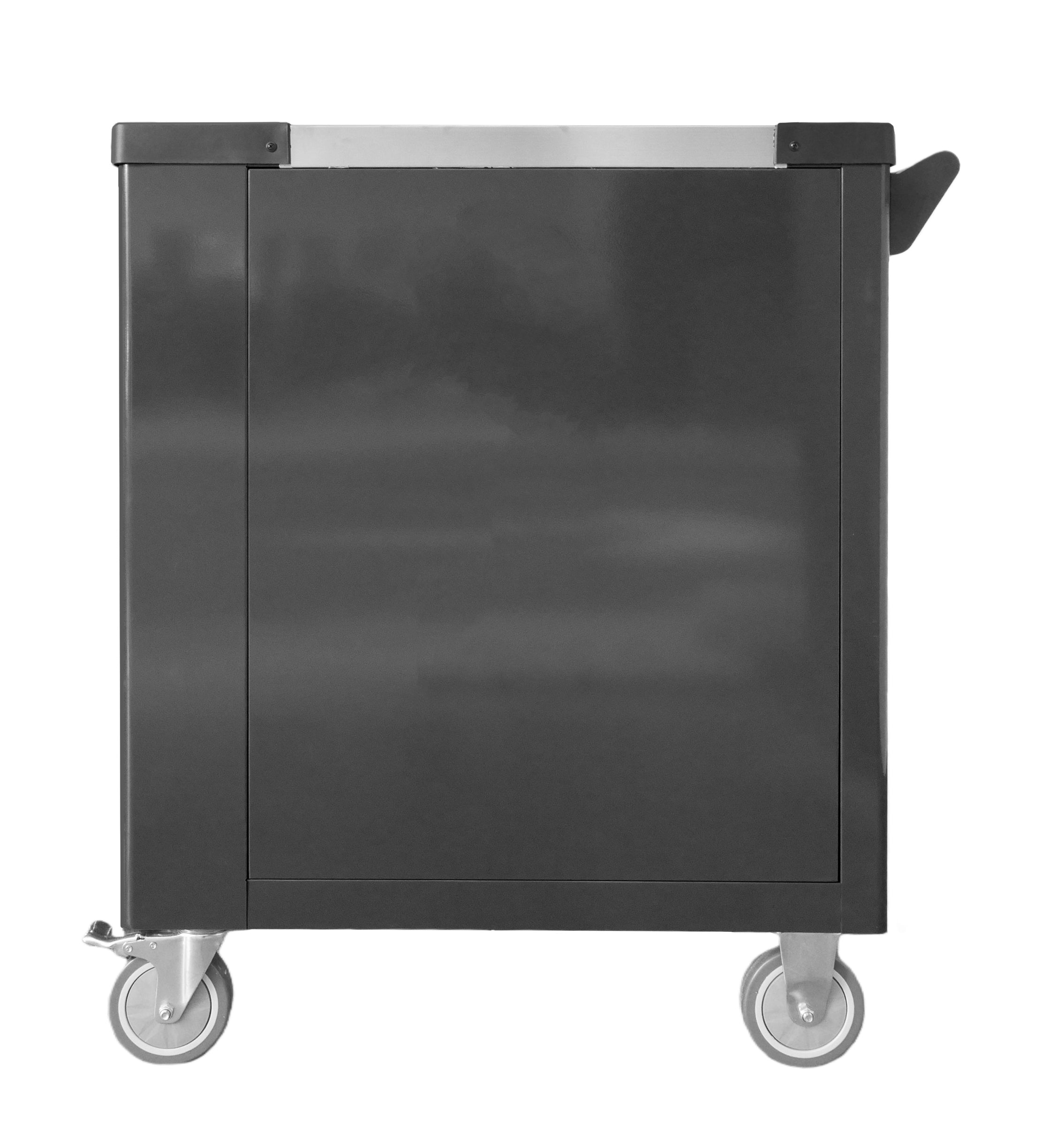 BRUNEL Tools 7 Drawer Caster Mounted Roller Tool Chest Cabinet with 6 Fully Stocked Drawers - 249 Pieces - Black