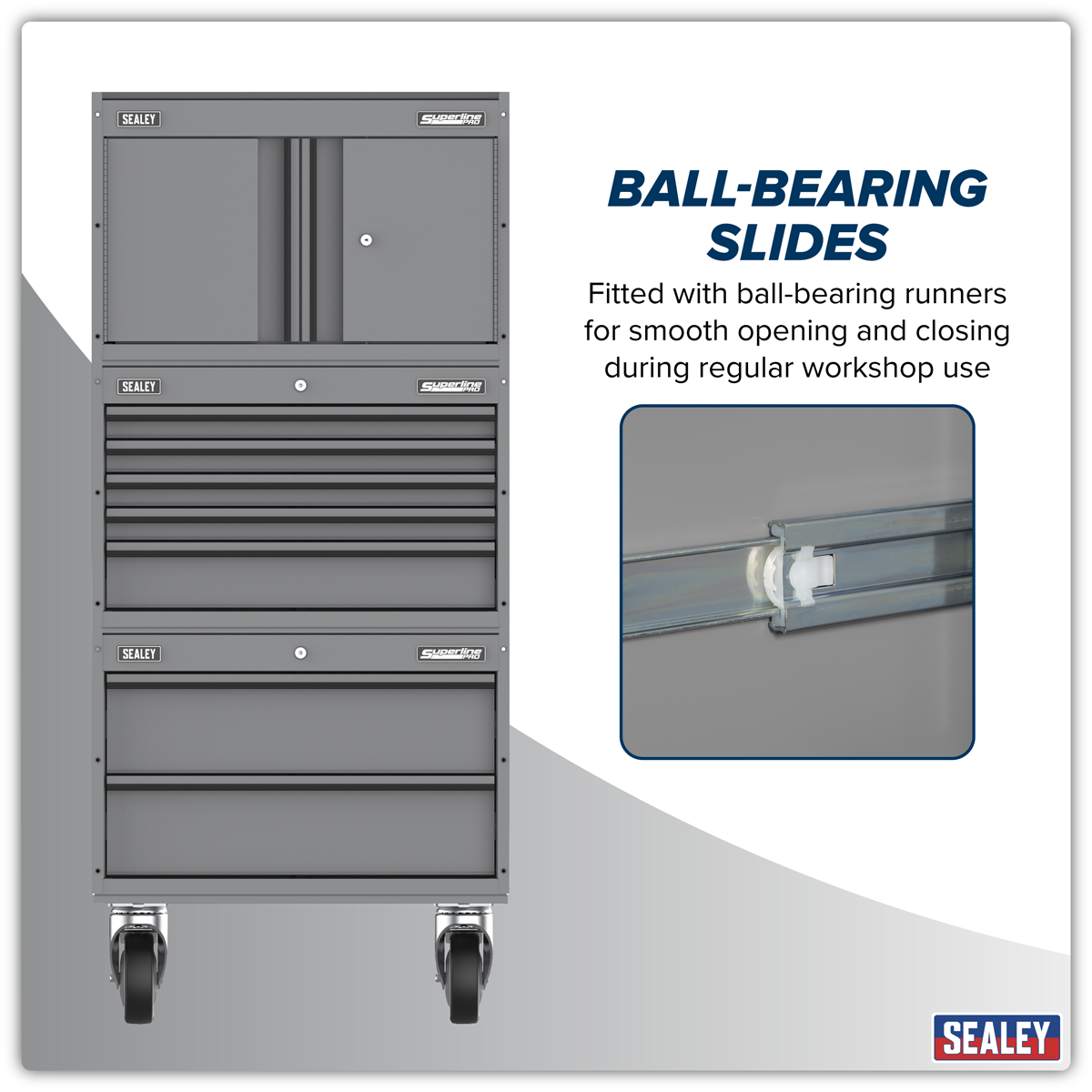 Sealey Superline PRO® Connect Modular Storage System 678mm APMSCCOMBO6