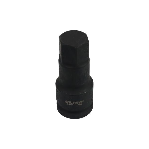 US PRO Tools 3/4" Dr Impact Hex Bit Socket H30 x 100mm CR-MO 7581