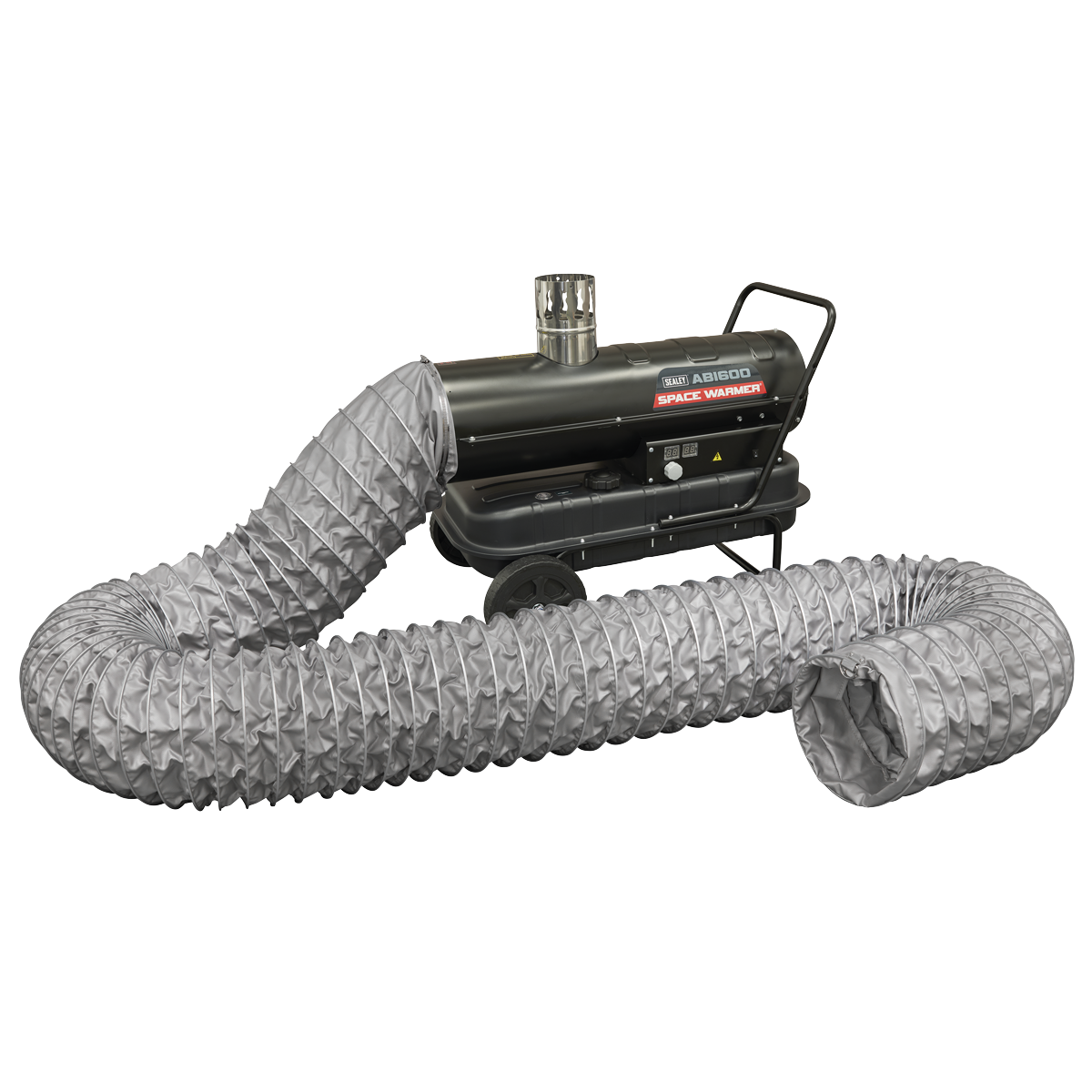 Sealey Space Warmer® Indirect Kerosene/Diesel Heater 68,000Btu/hr with 5M Ducting ABI600COMBO