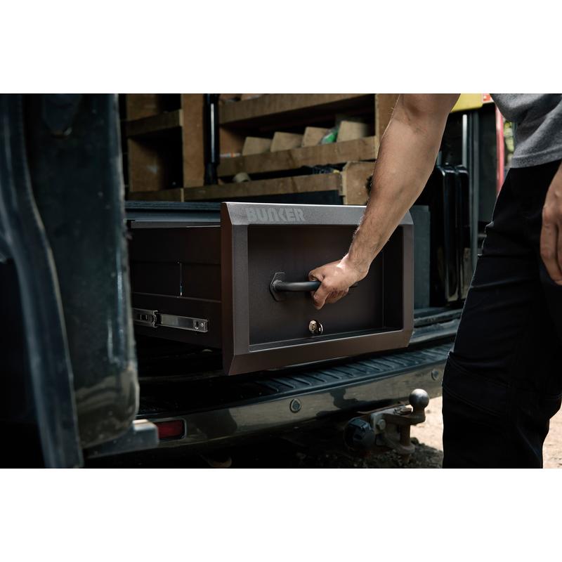 Bunker S1 Van Storage Sliding Drawer Box 500mm x 1200mm x 312mm Black 07136
