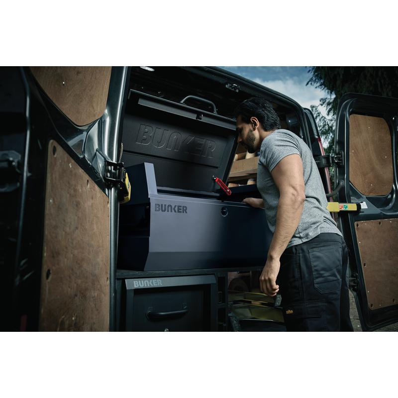 Bunker T1 Van Storage Box 935mm x 530mm x 490mm Grey 31770