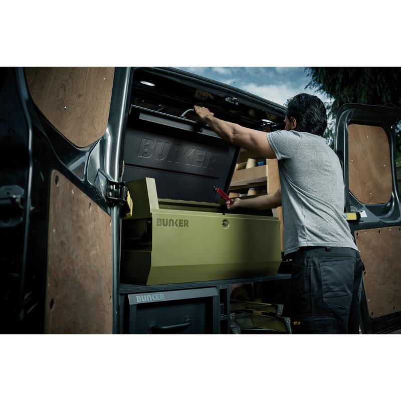 Bunker T1 Van Storage Box 935mm x 530mm x 490mm Green 31772