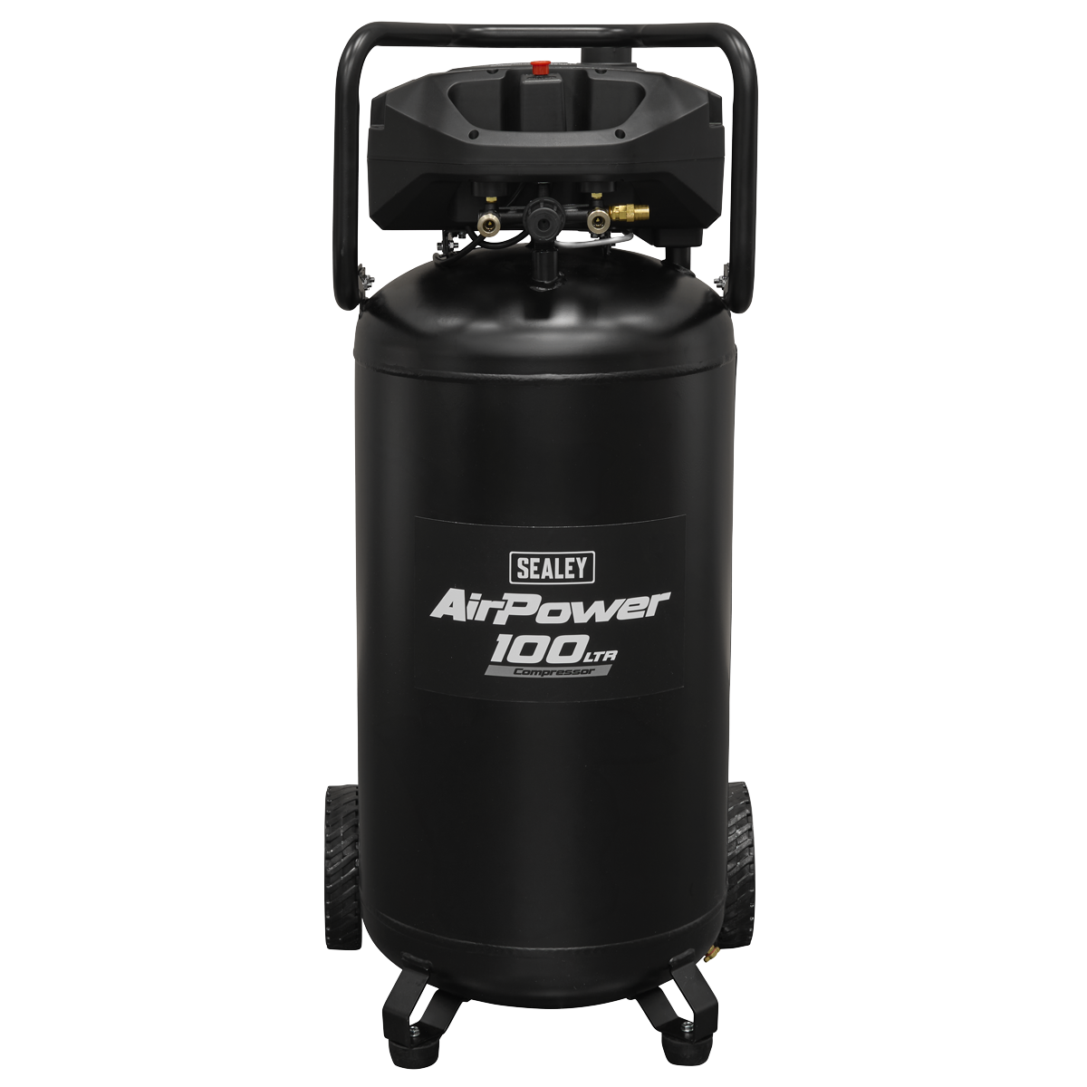 Sealey 100L Oil Free Belt Drive Vertical Compressor 2.5hp SAC100V