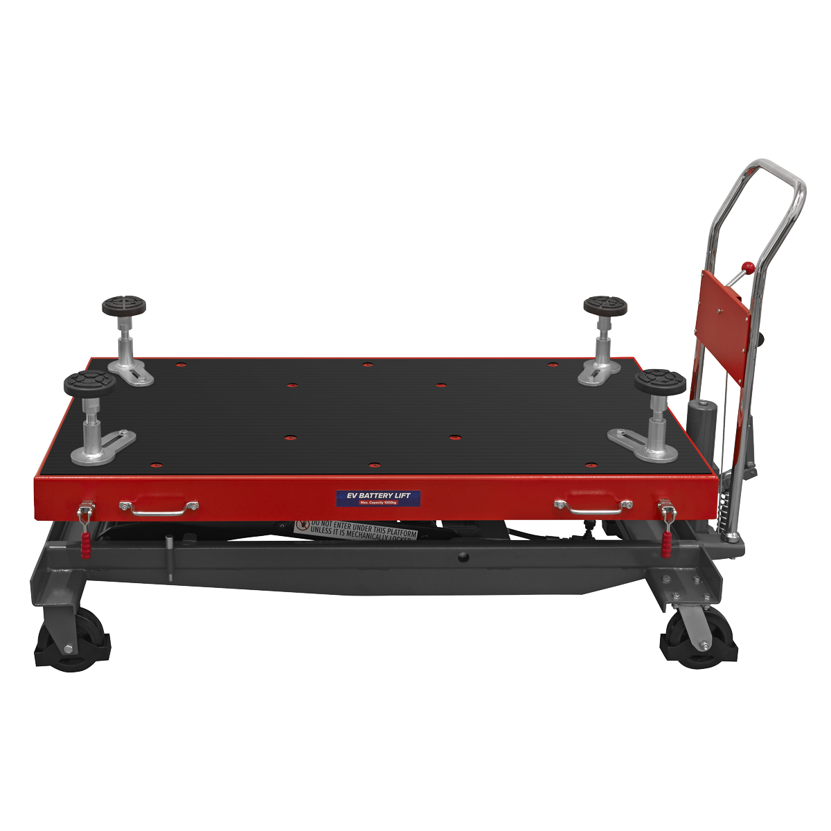 Sealey High Lift EV Battery Lift/Hydraulic Platform Truck 1000kg Capacity EVBT1000