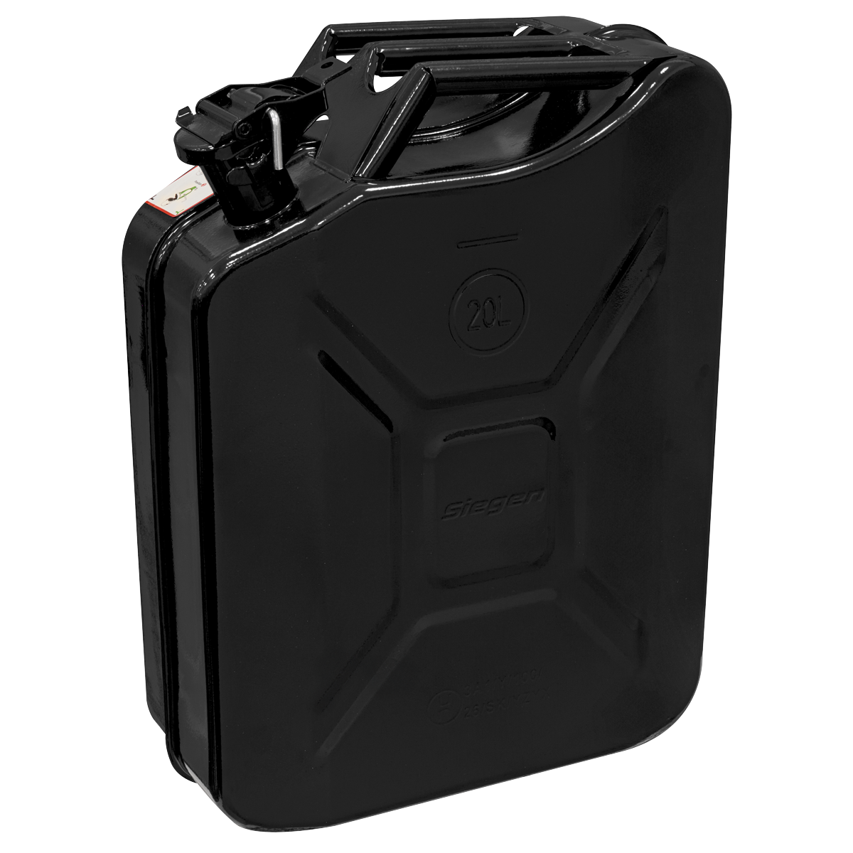 Sealey Jerry Can 20L - Black JCY20B