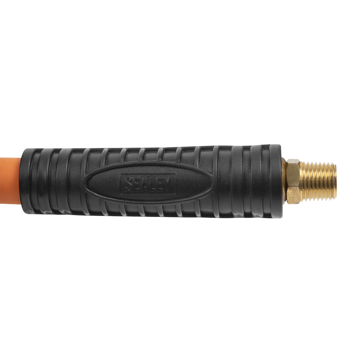 Sealey 15m Retractable High-Visibility Hybrid Air Hose with Steel Reel 10mm ID SA841HY