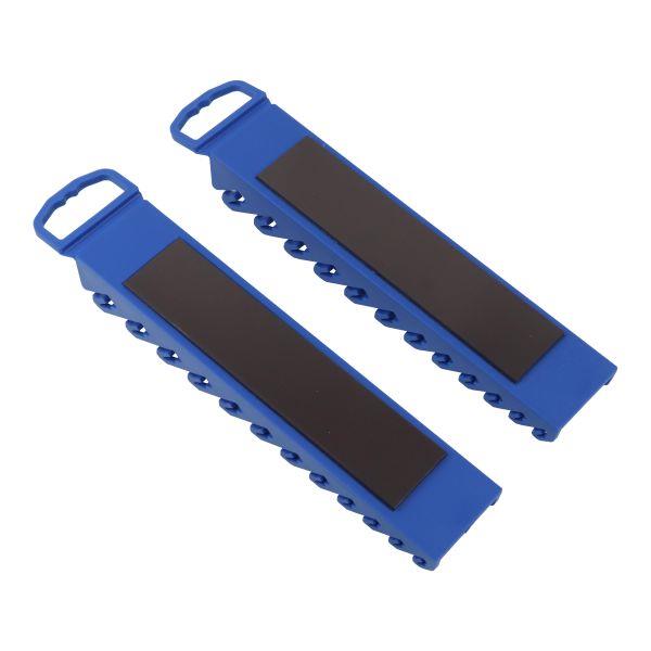 US PRO Tools 2pc Low Profile Magnetic Stubby Spanner Rack 24 Slot Metric or SAE 6933