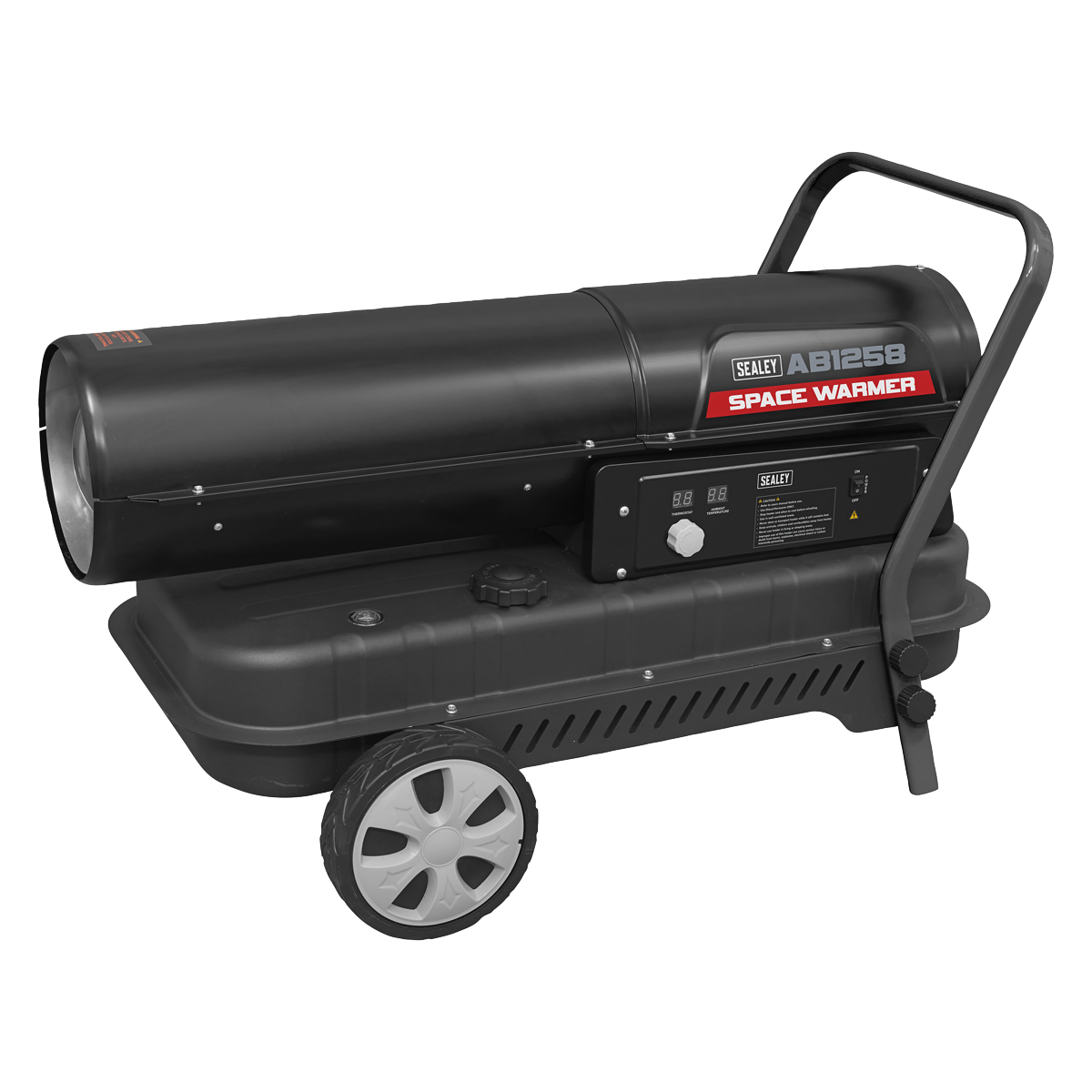 Sealey Space Warmer® Kerosene/Diesel Heater with Wheels 135,000Btu/hr AB1258