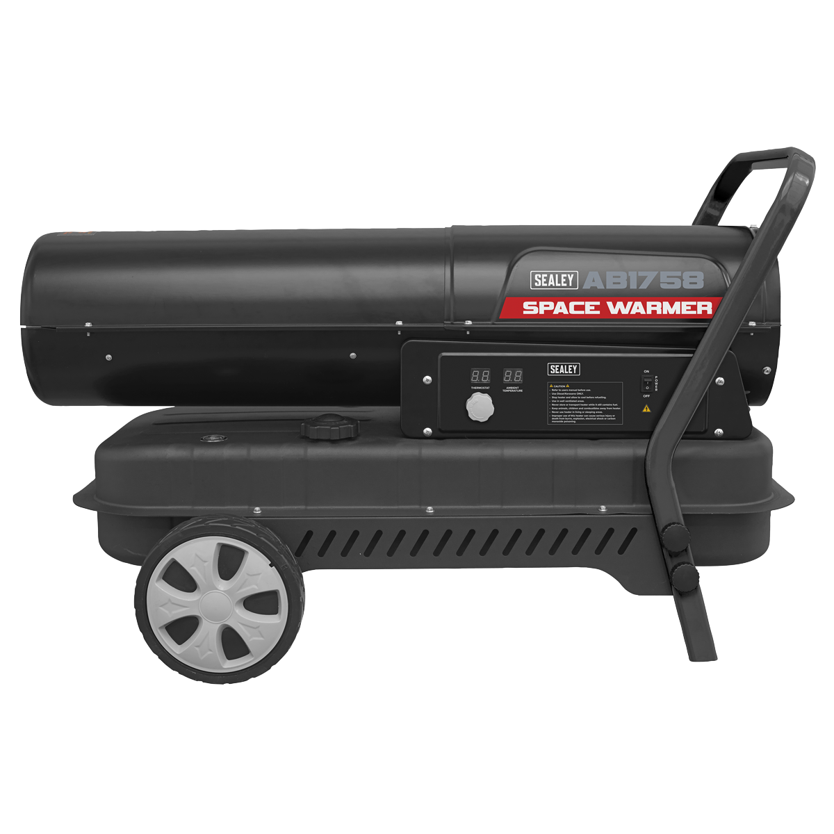 Sealey Space Warmer® Kerosene/Diesel Heater with Wheels 175,000Btu/hr AB1758